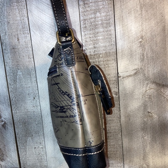 BOC Faux Leather Bag with Leather Trim - Picture 7 of 9